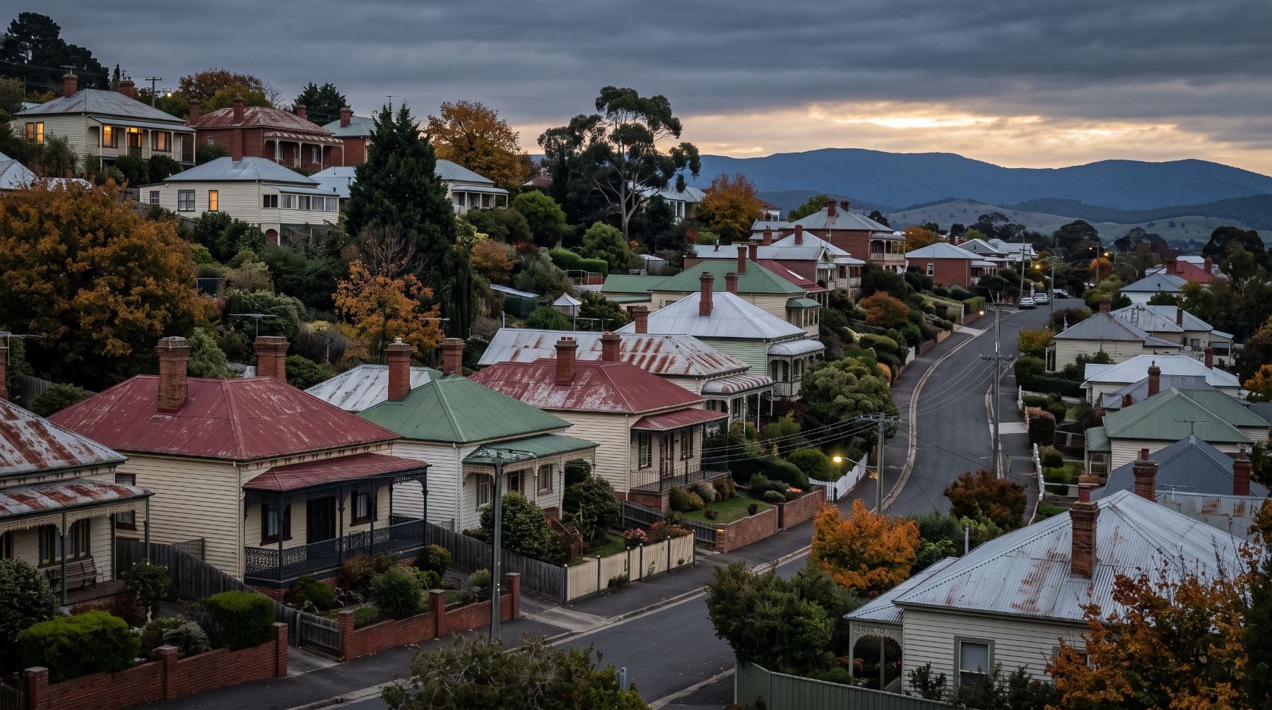Concreting across the Launceston suburbs