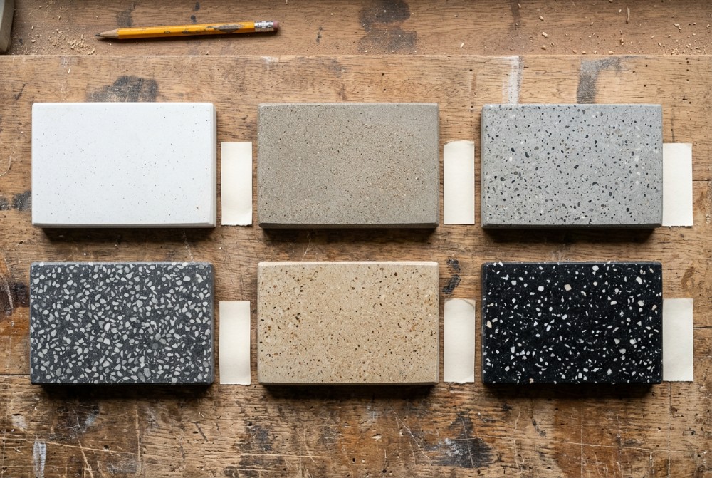 Colour and exposure, a custom concrete benchtop in Launceston