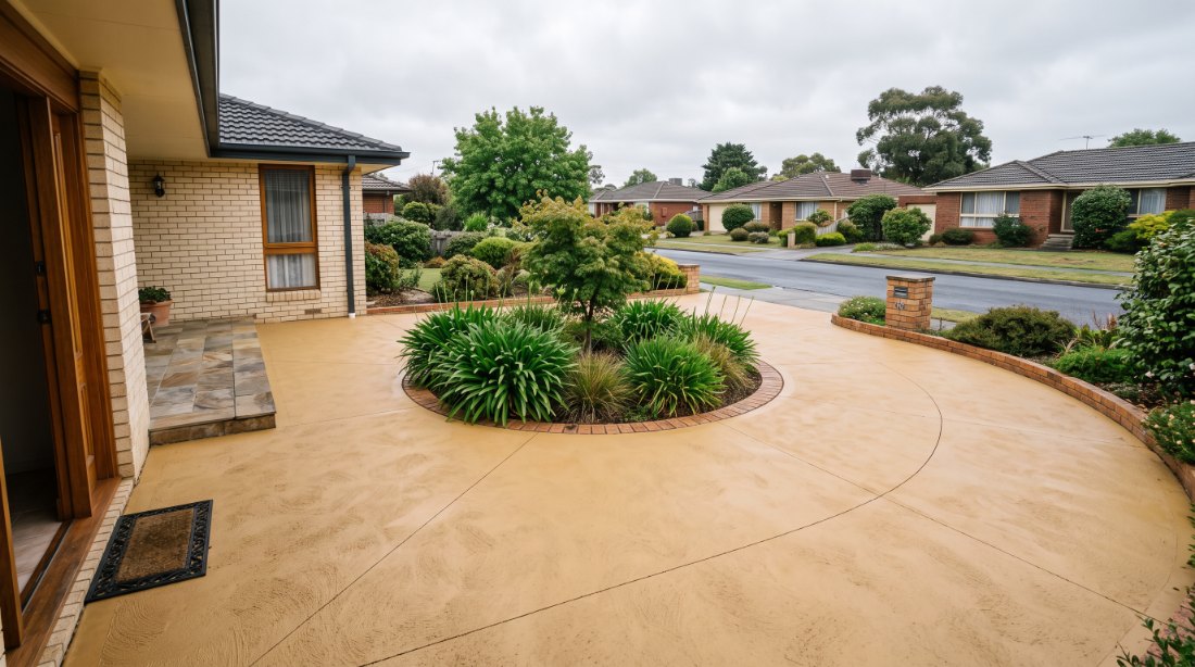 Maize on a Launceston driveway
