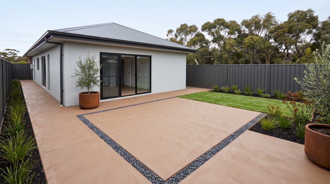 Toffee on a Launceston driveway