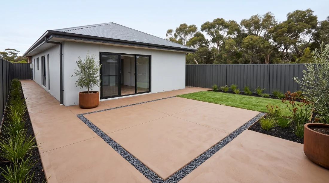 Toffee on a Launceston driveway