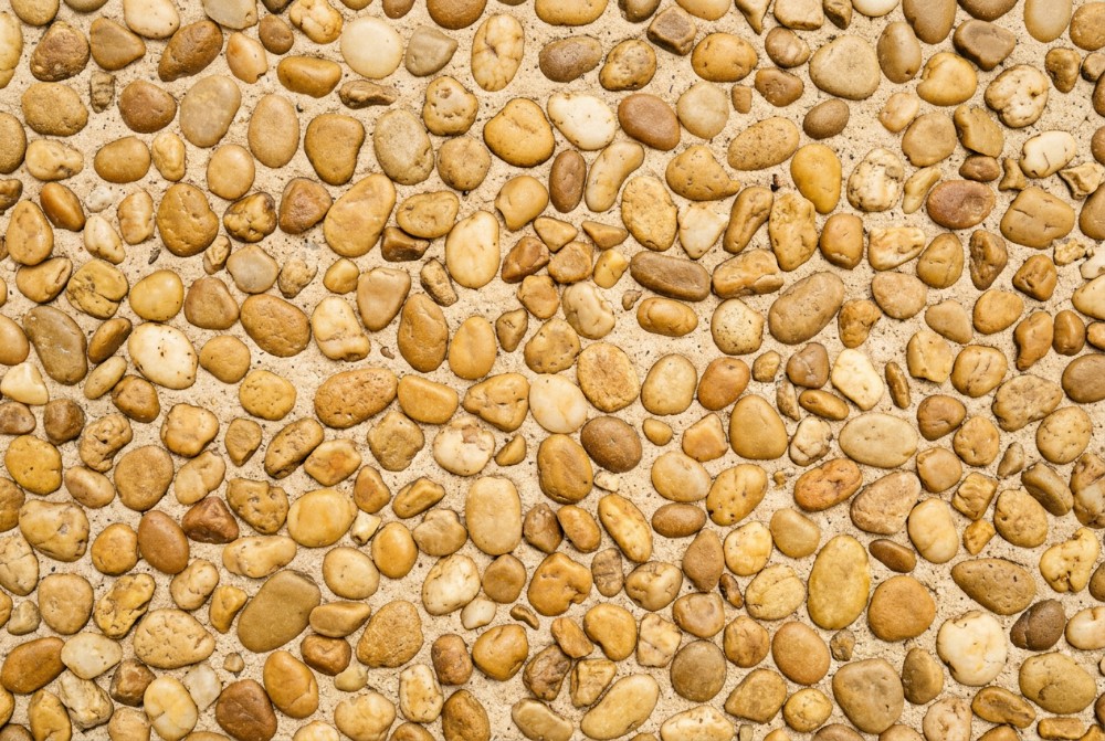 Honey and amber, exposed aggregate concrete in Launceston