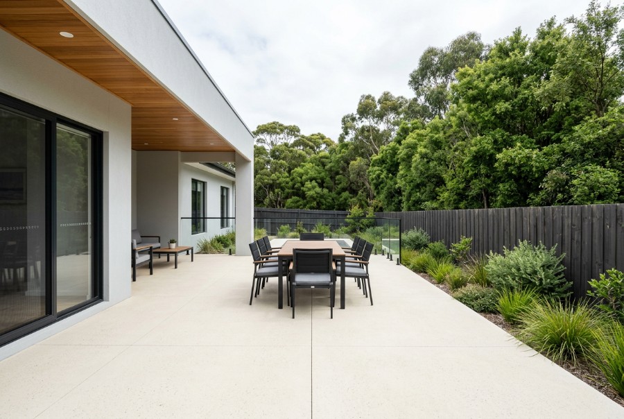 Patios and alfrescos, liquid limestone in Launceston