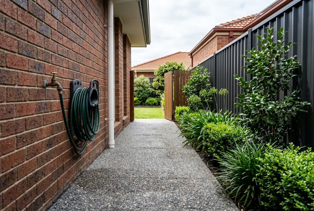 Side access at a Launceston home