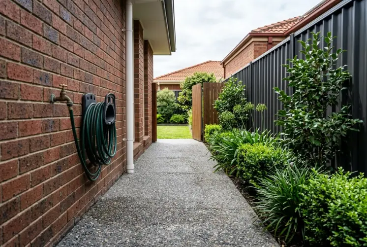 Side access at a Launceston home