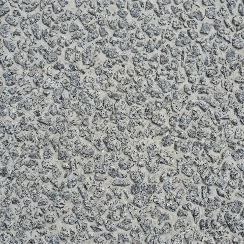 Granite exposed aggregate concrete, speckled and neutral